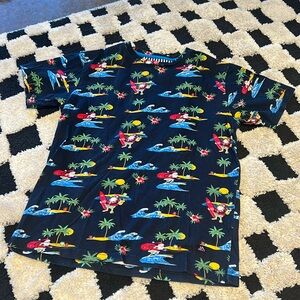 Cactus Boys Tropical Surfing Tropical Santa Christmas T-Shirt 11/12